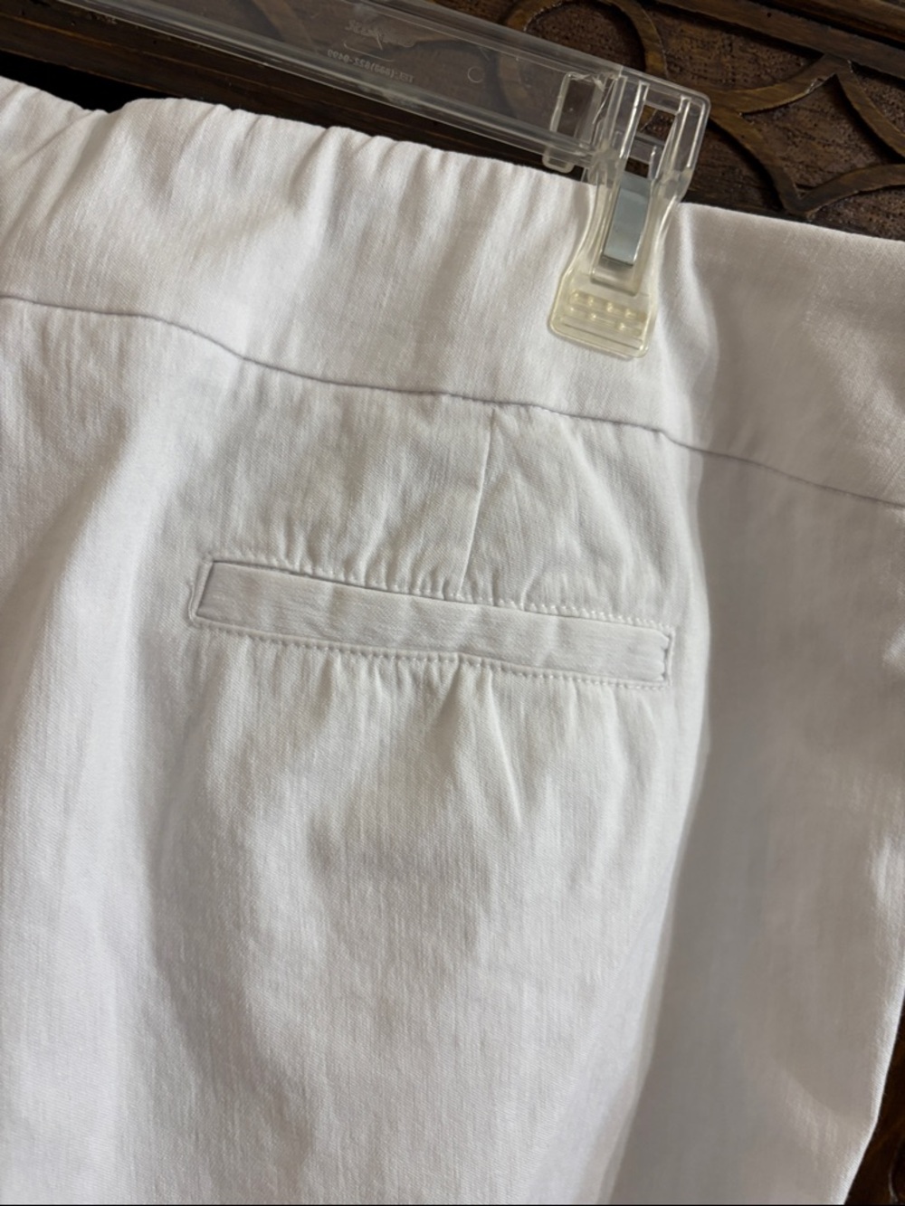 Dana Buchman White Women's Pull-On Bermuda Shorts - Picture 8 of 9